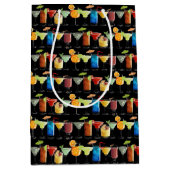 Moyen Sac Cadeau de Cocktails Colorés (Devant)