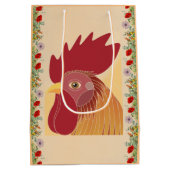 Moyen Sac cadeau de coq (Dos)