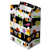 Moyen Sac cadeau de fête de bonbons d'Halloween (Dos Angle)