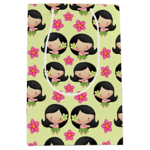 Moyen Sac cadeau de fille de hula hawaïenne