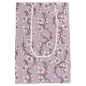 Moyen Sac cadeau de fleurs de lavande - Lilac violet (Dos)