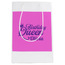 Sac cadeau de la Reine d'anniversaire