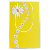 Moyen Sac cadeau de marguerites (Devant)