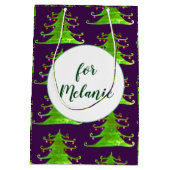 Moyen Sac cadeau de Noël (Dos)