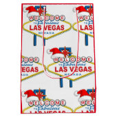 Moyen Sac cadeau de Noël à Las Vegas (Dos)