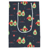 Moyen Sac cadeau de Noël Avocados (Dos)