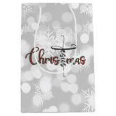 Moyen Sac cadeau de Noël Jesus (Devant)