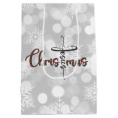 Moyen Sac cadeau de Noël Jesus (Dos)