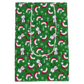 Moyen Sac cadeau de Noël KiniArt Westies (Dos)