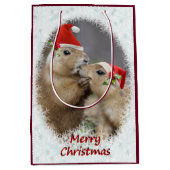 Moyen Sac cadeau de Noël Kiss Medium (Devant)