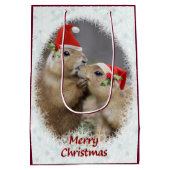 Moyen Sac cadeau de Noël Kiss Medium (Dos)