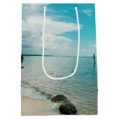 Moyen Sac cadeau de Noël Tropical Starfish (Dos)