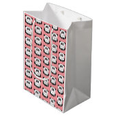 Moyen Sac cadeau de panda style kawaii (Devant Angle)