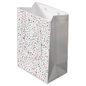 Moyen Sac cadeau de points d'aquarelle Marcus Confetti (Dos Angle)