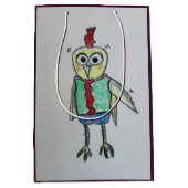 Moyen Sac cadeau de poulet (Devant)
