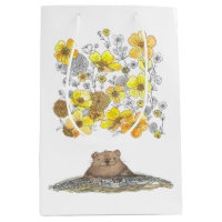 Sac cadeau de printemps de la journée de la marmot