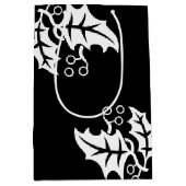 Moyen Sac cadeau de vacances Holly (Devant)