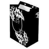 Moyen Sac cadeau de vacances Holly (Dos Angle)