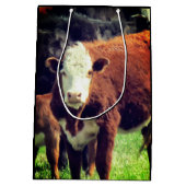 Moyen Sac cadeau de vache (Dos)