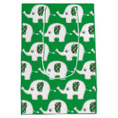 Moyen Sac cadeau d'éléphant blanc (Dos)