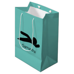 Moyen Sac cadeau design nage