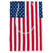 Moyen Sac cadeau drapeau américain (Devant)