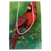 Moyen Sac cadeau du Cardinal du Nord (Devant)