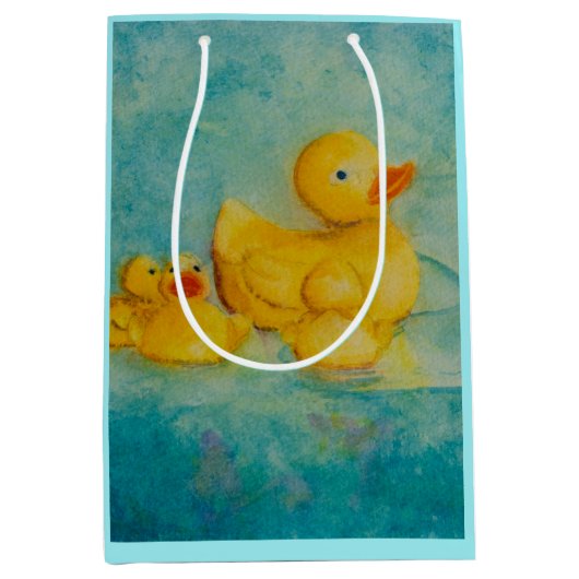 Moyen Sac cadeau en caoutchouc Duckie (Devant)