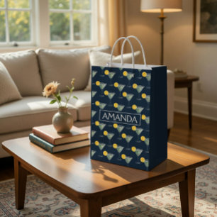 Moyen Sac cadeau en papier personnalisé pour enterrement