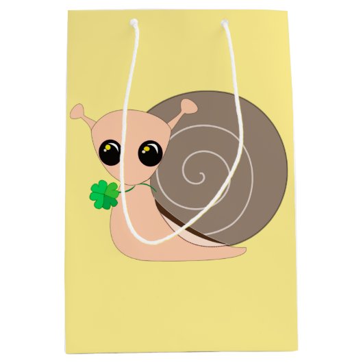 Moyen Sac cadeau escargot mignon (Devant)