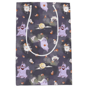 Moyen Sac cadeau fantômes effrayants Halloween
