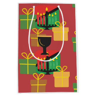 Moyen Sac cadeau Festive Kwanzaa