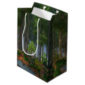 Moyen Sac cadeau Feuille d'été (Dos Angle)
