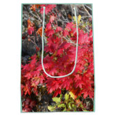Moyen Sac cadeau Feuilles Automne (Dos)