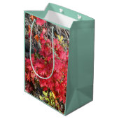 Moyen Sac cadeau Feuilles Automne (Dos Angle)