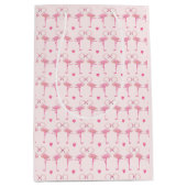 Moyen Sac cadeau flamants roses (Devant)
