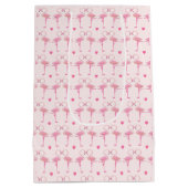 Moyen Sac cadeau flamants roses (Dos)