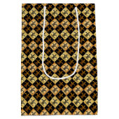 Moyen Sac Cadeau Fleur De Lis (Dos)