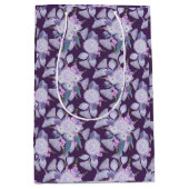 Moyen Sac cadeau Fleur sauvage violet australien (Devant)