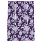 Moyen Sac cadeau Fleur sauvage violet australien (Dos)