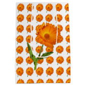 Moyen Sac cadeau - Fleurs de calendula (Dos)