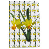 Moyen Sac cadeau - Fleurs de jonquilles (Devant)