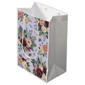 Moyen Sac cadeau floral (Devant Angle)