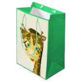 Moyen Sac Cadeau Girafeau (Devant Angle)