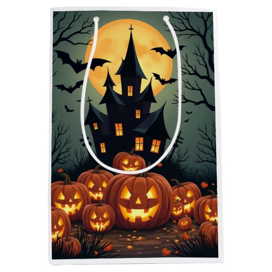 Moyen Sac cadeau Halloween (Devant)
