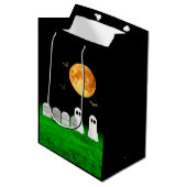 Moyen Sac cadeau Halloween (Devant Angle)