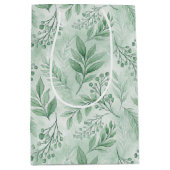 Moyen Sac cadeau illustrant la botanique (Devant)