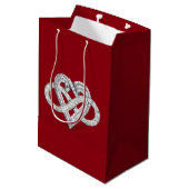 Moyen Sac cadeau infinity Heart (Dos Angle)