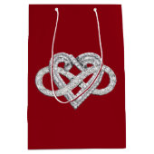Moyen Sac cadeau infinity Heart (Devant)