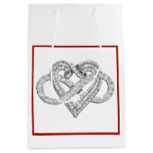 Moyen Sac cadeau infinity Heart (Devant)